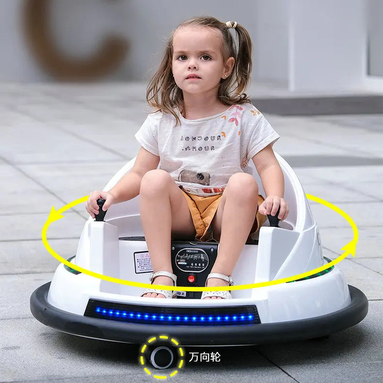 Cycling Outdoor New Wear-Resistant Square Commercial Amusement Park Equipment Go Kart Racing Car Luminous Children'S Bumper Car